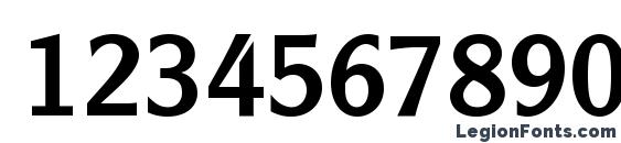 Clearface Gothic LT 55 Roman Font, Number Fonts