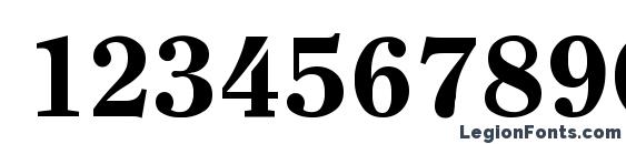 Clearface Heavy DTC Font, Number Fonts