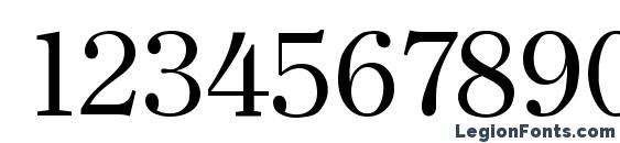 Clearface Regular Font, Number Fonts