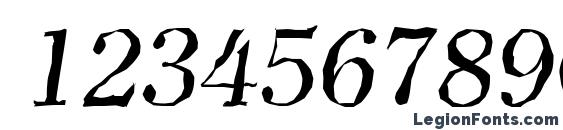 ClearfaceAntique Italic Font, Number Fonts