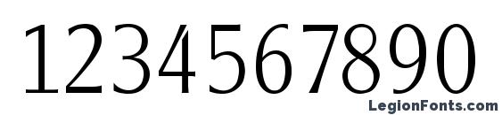 ClearfaceGothicLH Regular Font, Number Fonts