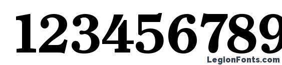 ClearfaceLH Bold Font, Number Fonts