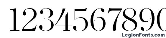 ClearfaceLH Regular Font, Number Fonts