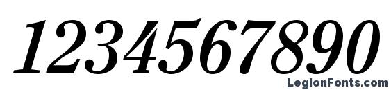 ClearfaceStd BoldItalic Font, Number Fonts