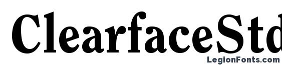 ClearfaceStd Heavy font, free ClearfaceStd Heavy font, preview ClearfaceStd Heavy font