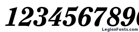 ClearfaceStd HeavyItalic Font, Number Fonts