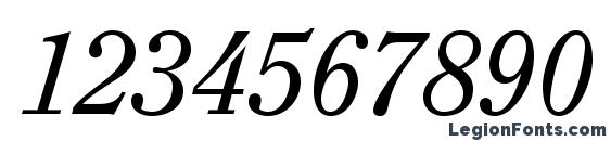 ClearfaceStd Italic Font, Number Fonts