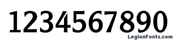 Cleargothic Regular Font, Number Fonts