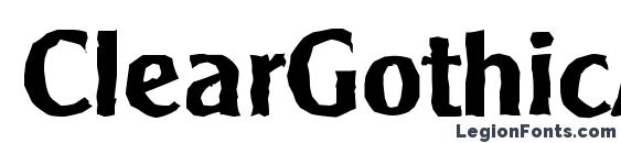 ClearGothicAntique Bold Font