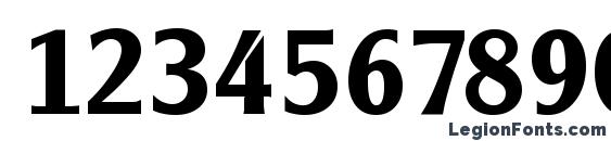 ClearGothicSerial Bold Font, Number Fonts