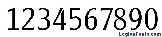 ClearGothicSerial Light Regular Font, Number Fonts