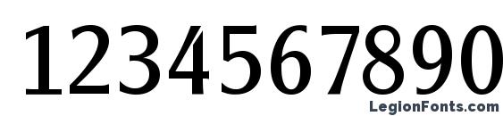 ClearGothicSerial Regular Font, Number Fonts