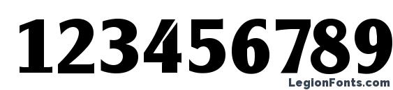 ClearGothicSerial Xbold Regular Font, Number Fonts