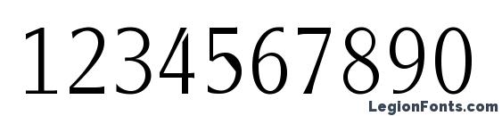 ClearlyGothicLight Regular Font, Number Fonts