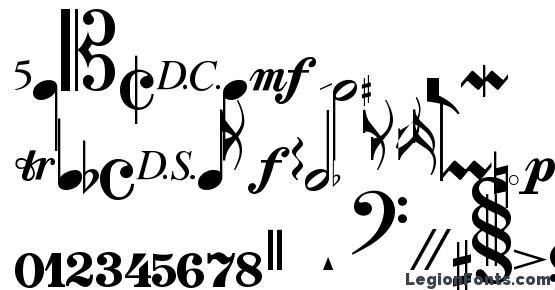 Clef Notes Font Download Free / LegionFonts