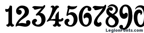 Cleopatra Font, Number Fonts