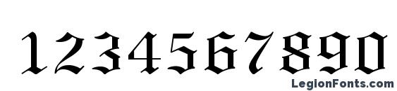 Clerestory SSi Font, Number Fonts