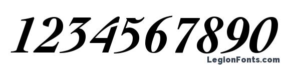 CLERGYA Regular Font, Number Fonts