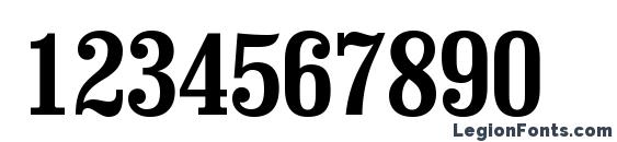 Cleveland Condensed Font, Number Fonts