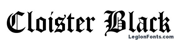 Cloister Black BT font, free Cloister Black BT font, preview Cloister Black BT font