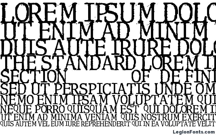 specimens Clunk font, sample Clunk font, an example of writing Clunk font, review Clunk font, preview Clunk font, Clunk font