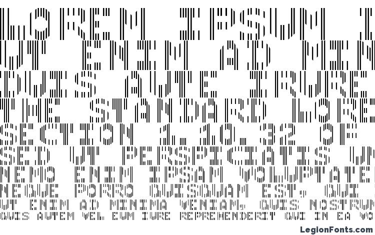 specimens Cmc7 font, sample Cmc7 font, an example of writing Cmc7 font, review Cmc7 font, preview Cmc7 font, Cmc7 font