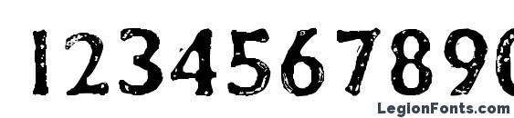 Cmdestroytwo Font, Number Fonts