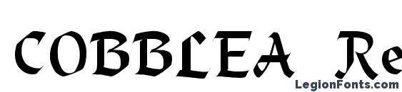 COBBLEA Regular Font