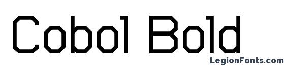 Cobol Bold font, free Cobol Bold font, preview Cobol Bold font