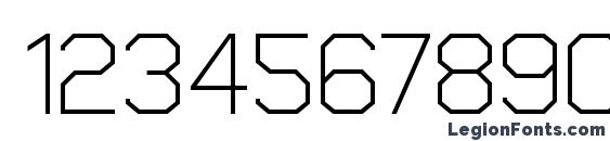 Cobol Regular Font, Number Fonts