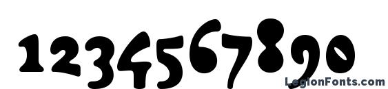 Cobra Bold Font, Number Fonts