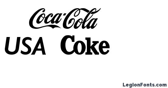 CocaCola Font Download Free / LegionFonts