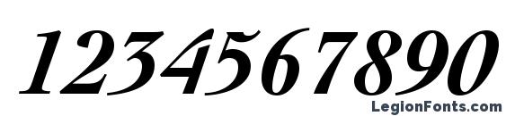 CochinLTStd BoldItalic Font, Number Fonts