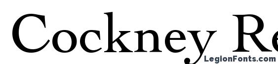 Cockney Regular Font