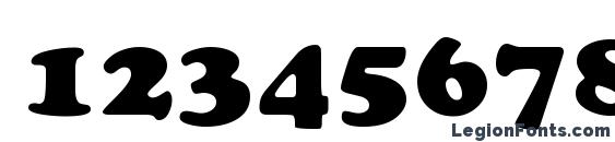 CocosDB Normal Font, Number Fonts