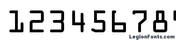 Code xero v3c Font, Number Fonts