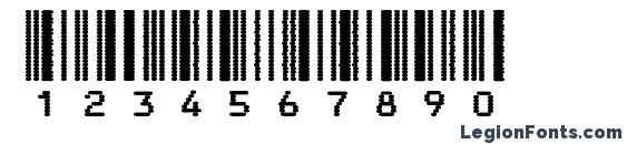 Code3x d Font, Number Fonts