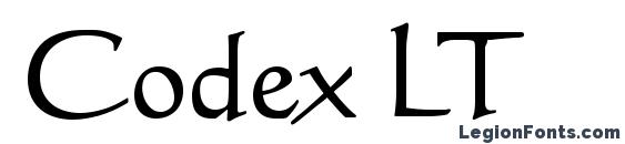 Codex LT font, free Codex LT font, preview Codex LT font
