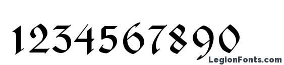 CoelnischeCurrentFraktur Font, Number Fonts