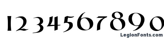 CoiledUncial Font, Number Fonts