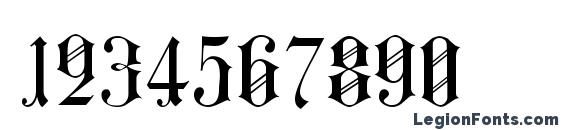 Colchester Black Font, Number Fonts