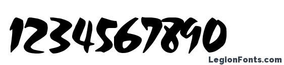 COLEMEN Regular Font, Number Fonts