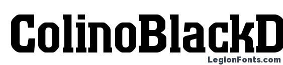 ColinoBlackDB Normal font, free ColinoBlackDB Normal font, preview ColinoBlackDB Normal font