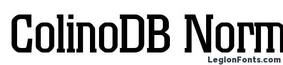 ColinoDB Normal Font