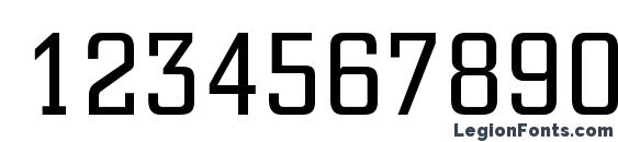 Coliseumc Font, Number Fonts