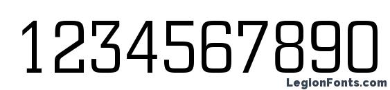 Coliseumlightc Font, Number Fonts