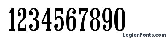 Colonel Regular Font, Number Fonts