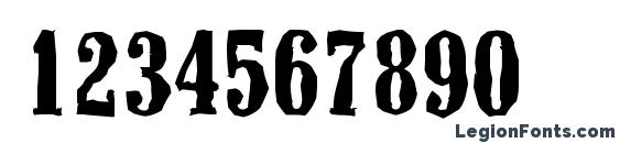 ColonelAntique Bold Font, Number Fonts