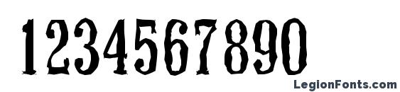 ColonelAntique Regular Font, Number Fonts