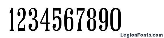 ColonelL Regular Font, Number Fonts